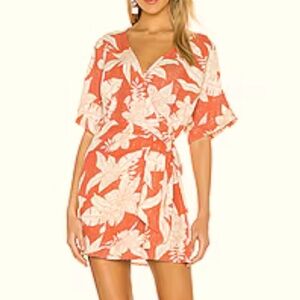 Mala Woven Wrap Dress